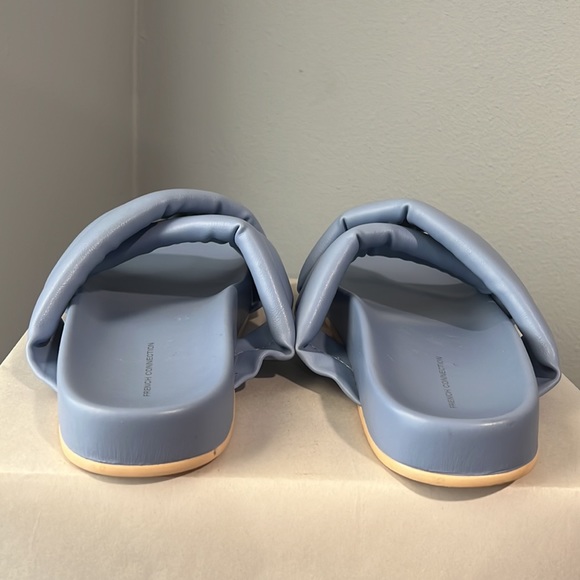 New French Connection Hayden Criss-Cross Flip Flop Slide Sandals - Picture 11 of 13